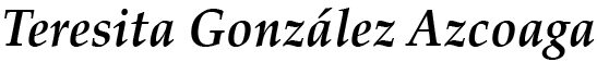 Teresita González Azcoaga